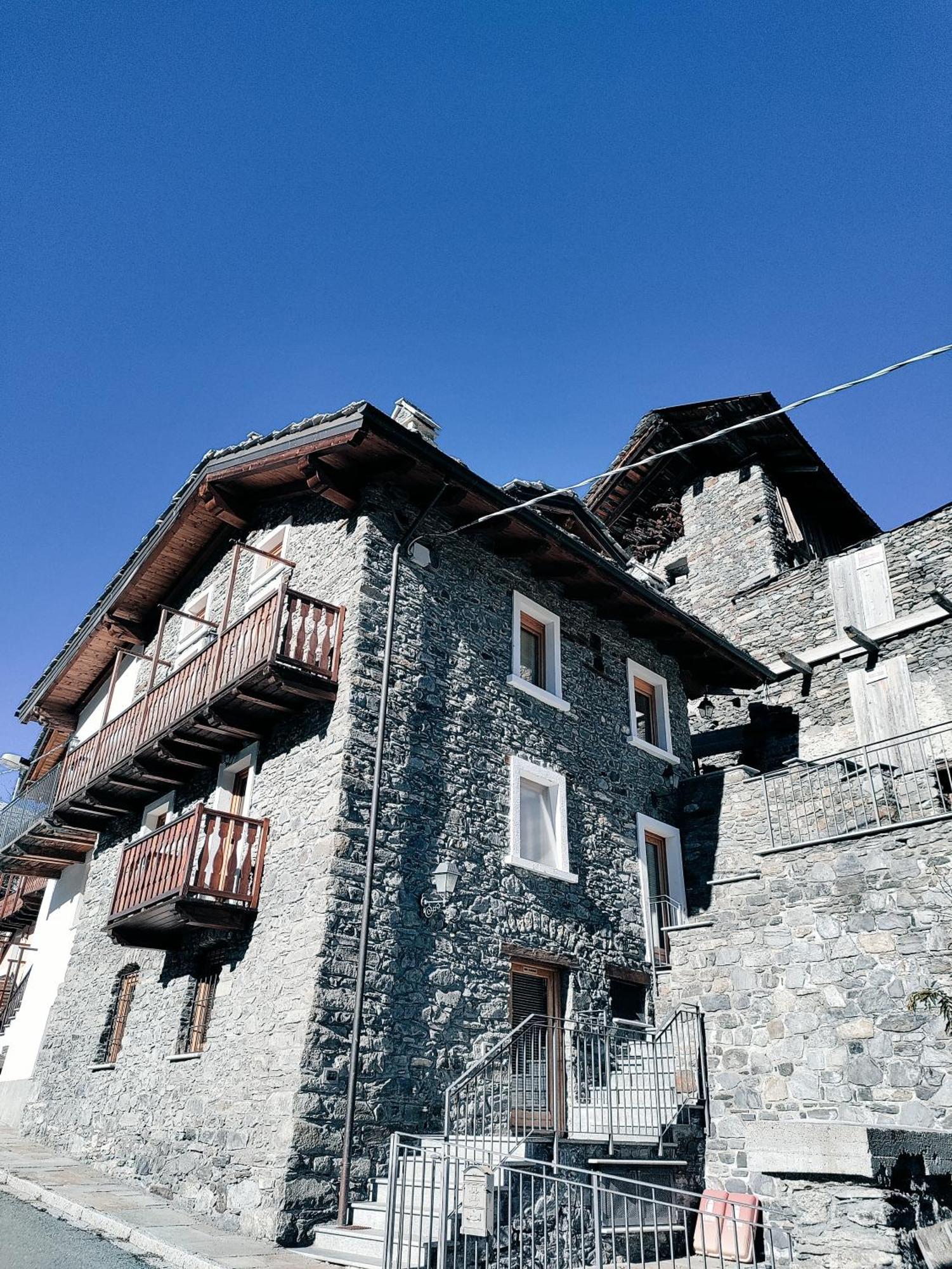 Appartamento La Guida e l'Architetto Saint-Rhemy-En-Bosses Esterno foto